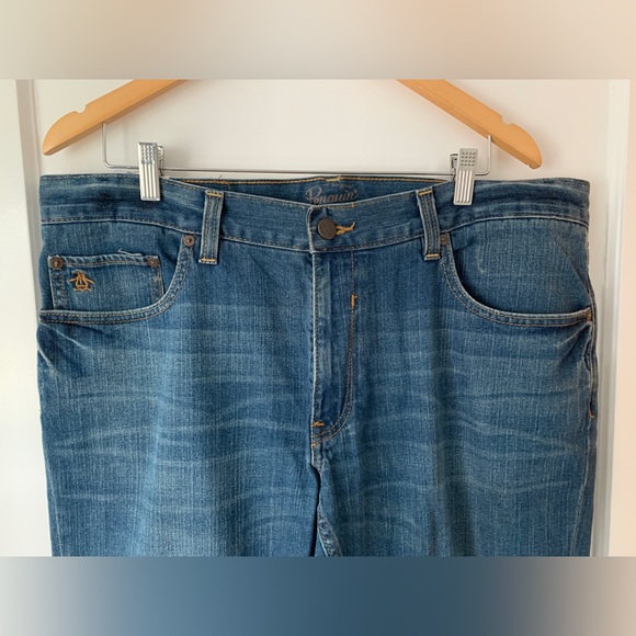 Men’s Penguin denim never worn 38x32 - Picture 5 of 6